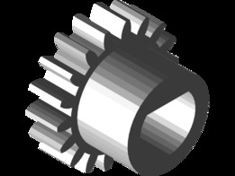 engrenage pour arbre 3 mm