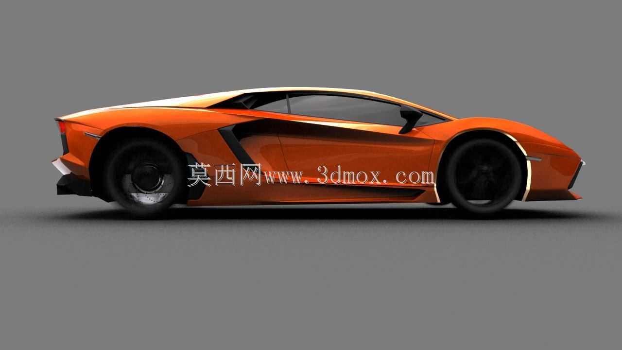 兰博基尼aventador 3ds max