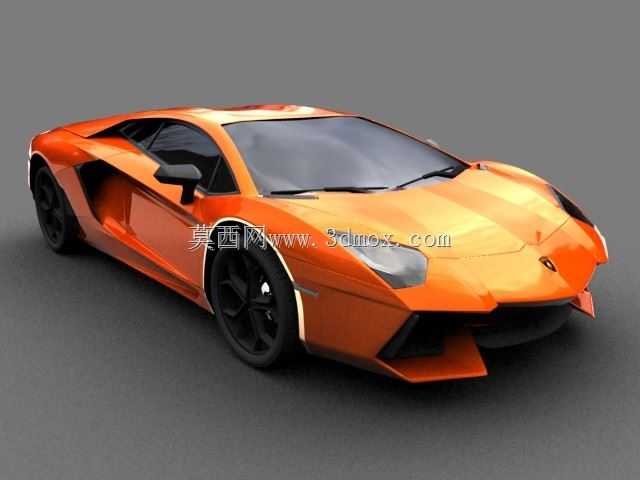 兰博基尼aventador 3ds max