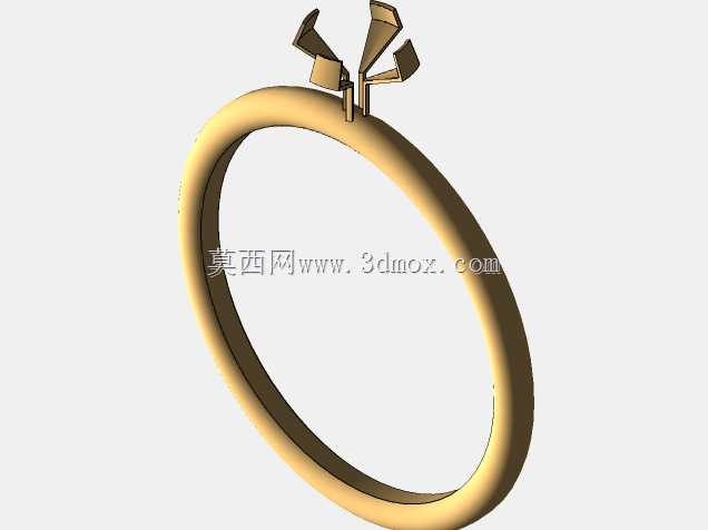 钻石/石英金戒指