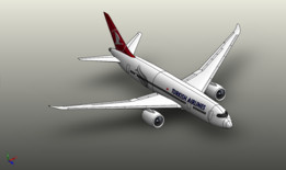 �����亽�չ�˾����787-800�ͺ�1/50����