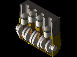活塞发动机,玩具发动机,发动机,教育,Solidworks,电机