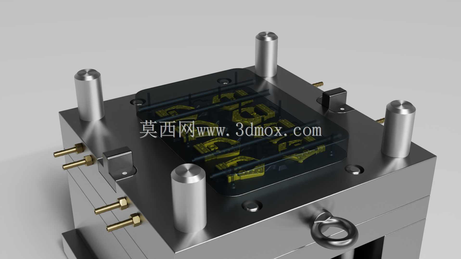 鞋扣和皮带扣或包夹和包锁,成型(请观看视频)