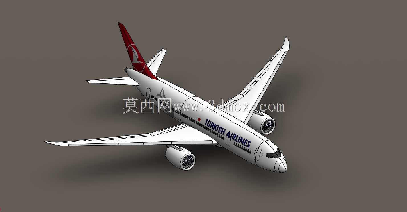 土耳其航空公司波音787-800型号1/50比例