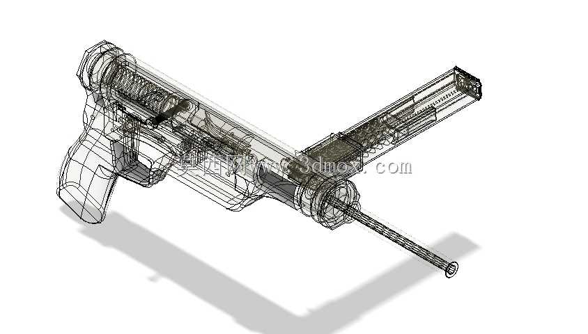 Sten-h SMG 3D可打印火器(stenh)