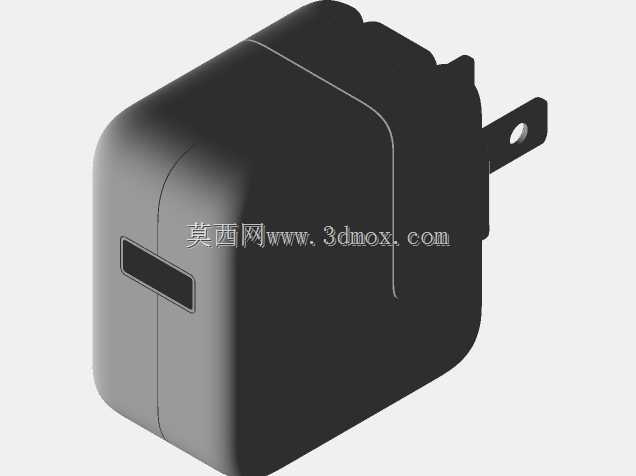 带可拆卸美国插头的USB充电器