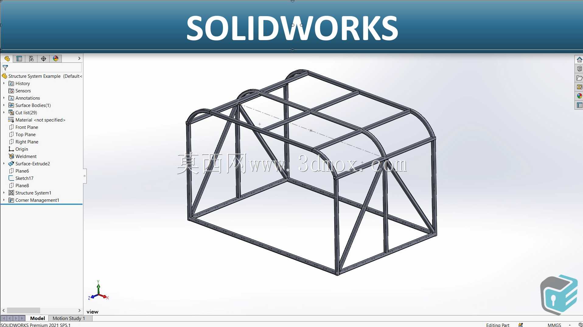 SOLIDWORKS-如何使用结构系统命令?|示例案例研究