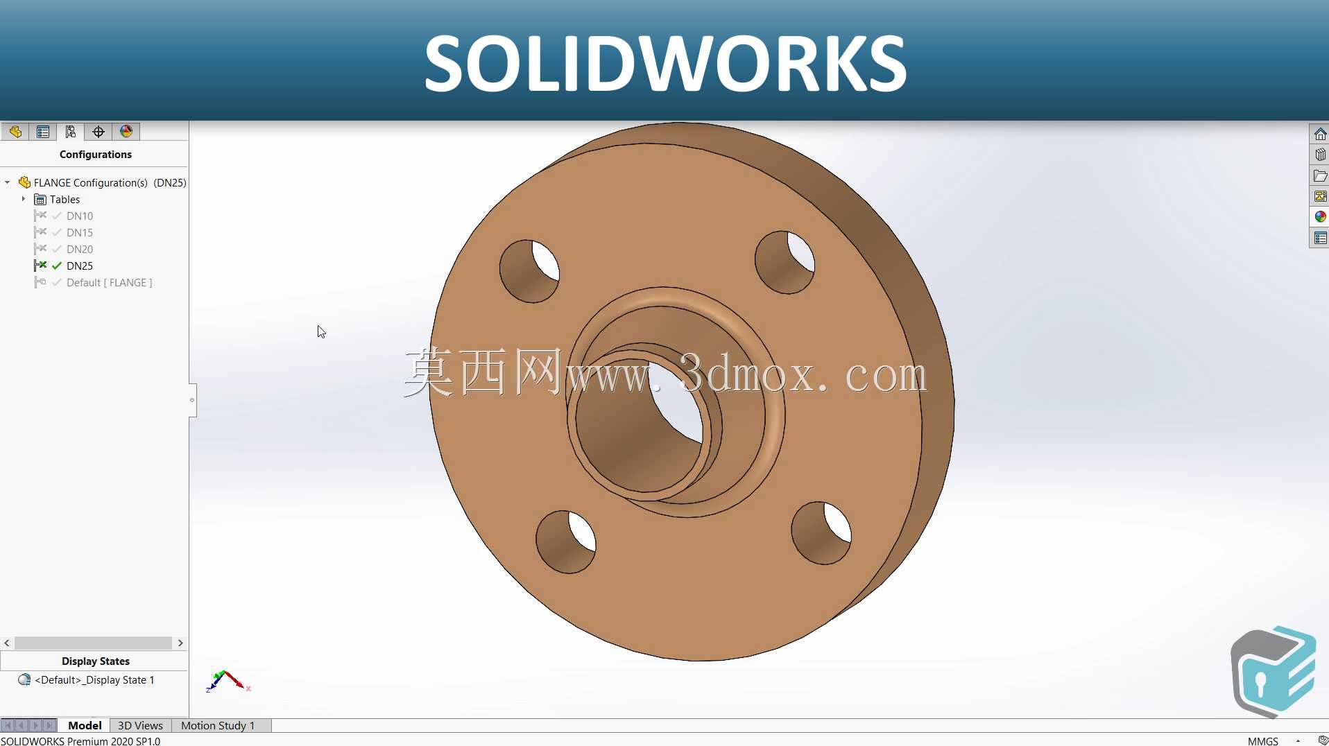 SOLIDWORKS-使用设计表创建配置
