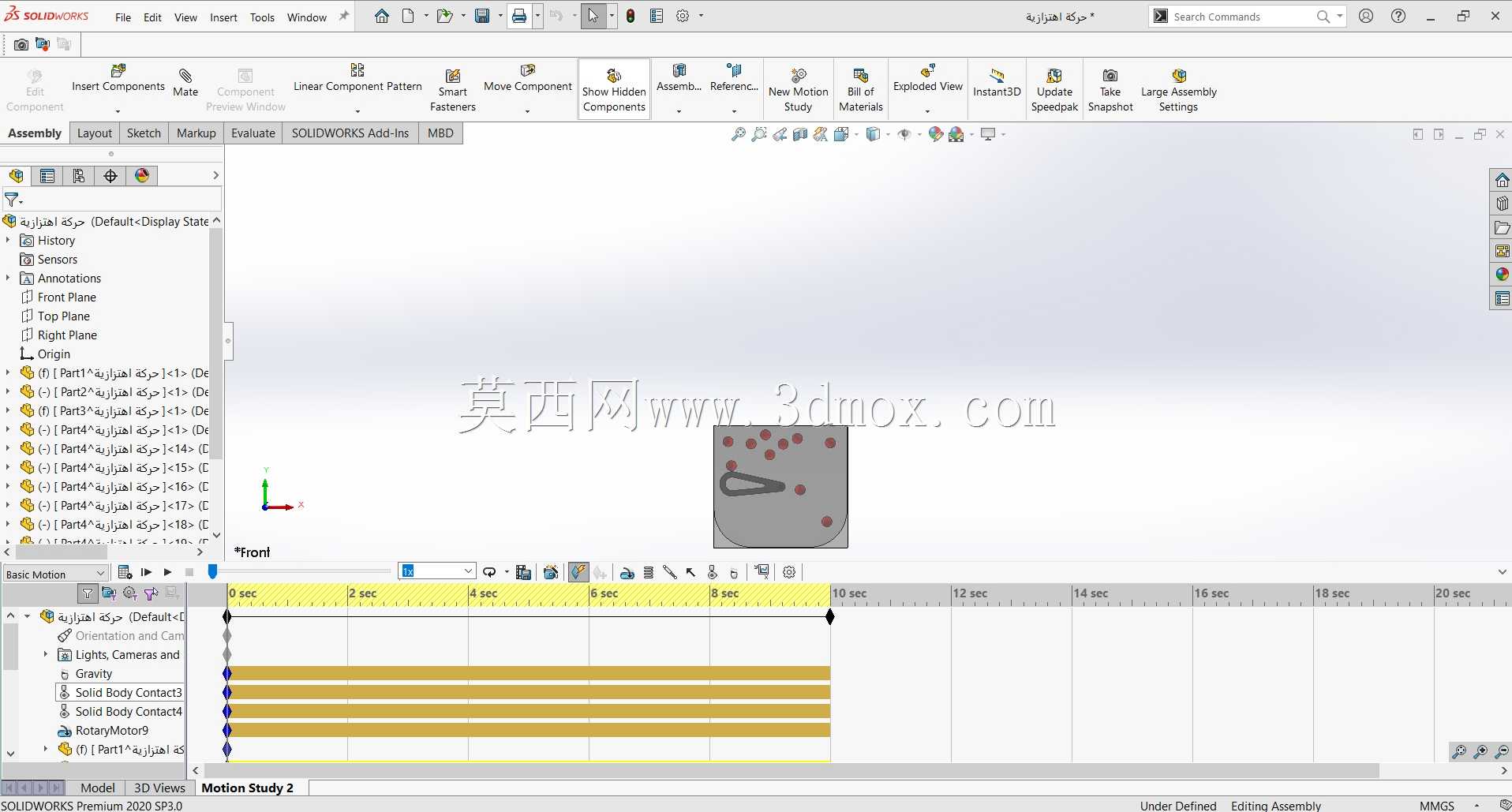 ����Solidworks����İڴ����˶��о�