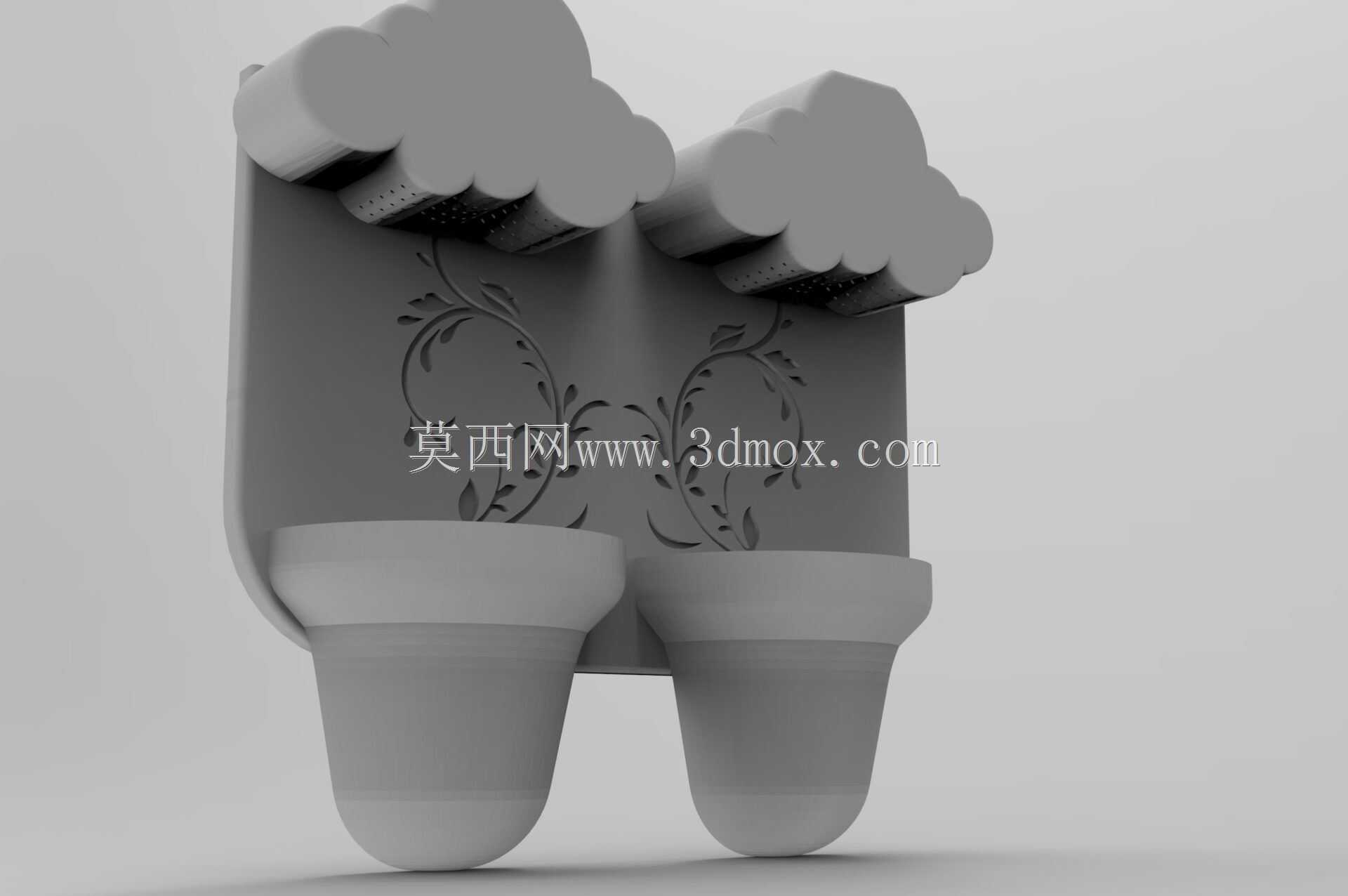 云朵花盆(可打印)