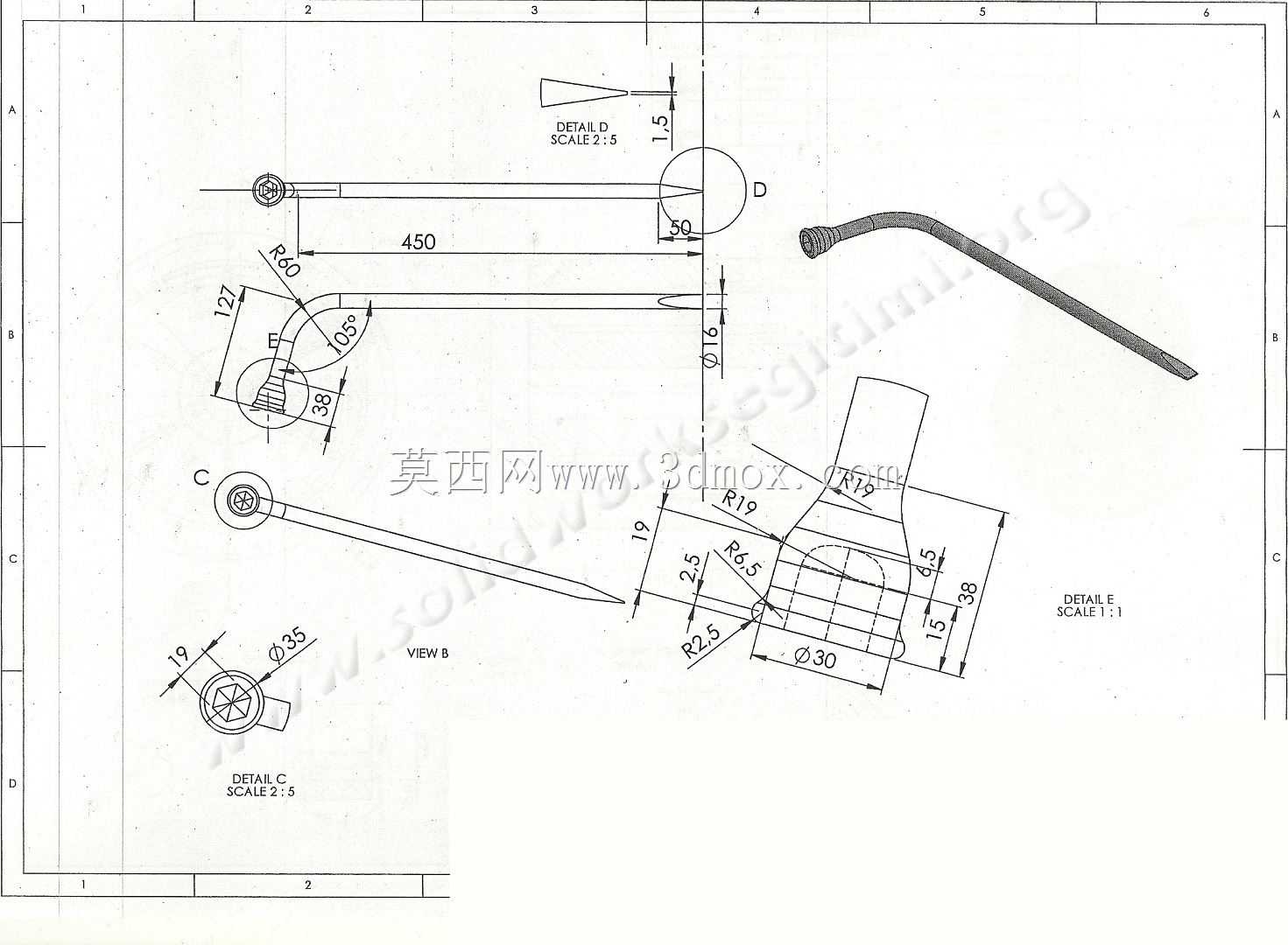 SolidWorks钉子设计-?V?