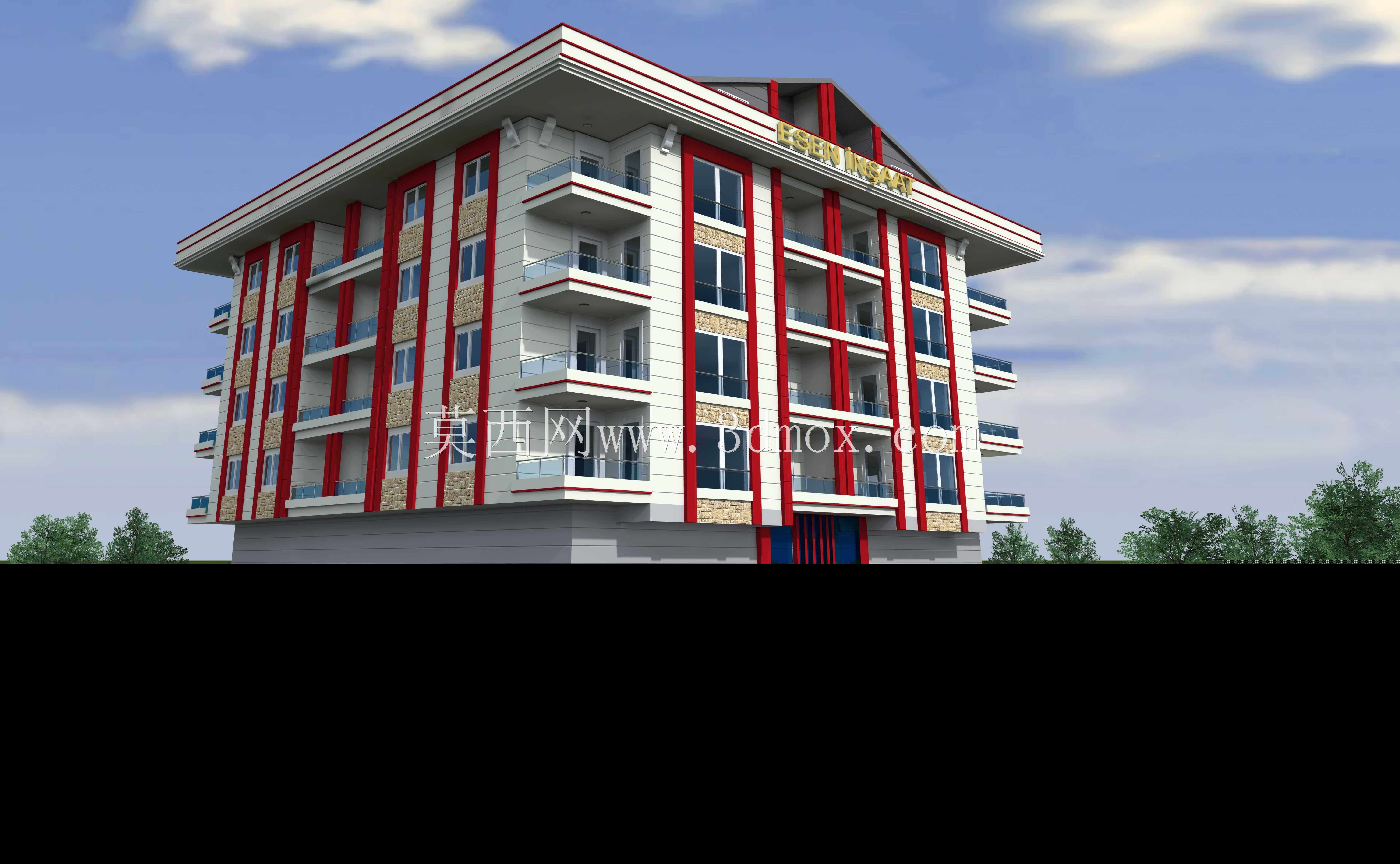 Esen?n?aat Apartman projesi/Esen?n?aat大楼