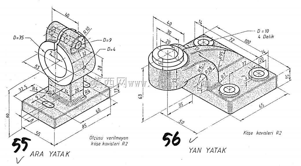 autocad?rnek cizimler 2