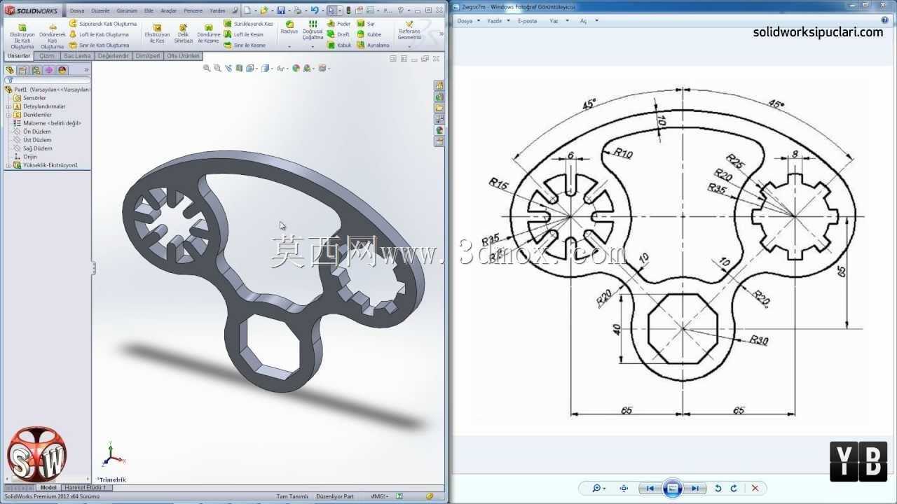 autocad?rnek cizimler 2