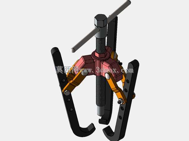 Solidworks钳口拉拔器总成