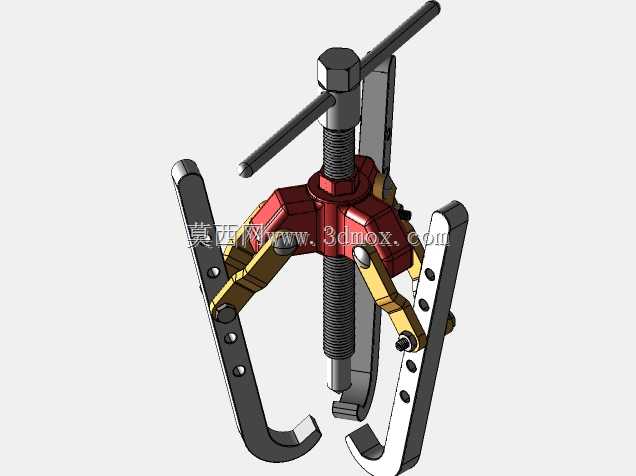 Solidworks钳口拉拔器总成