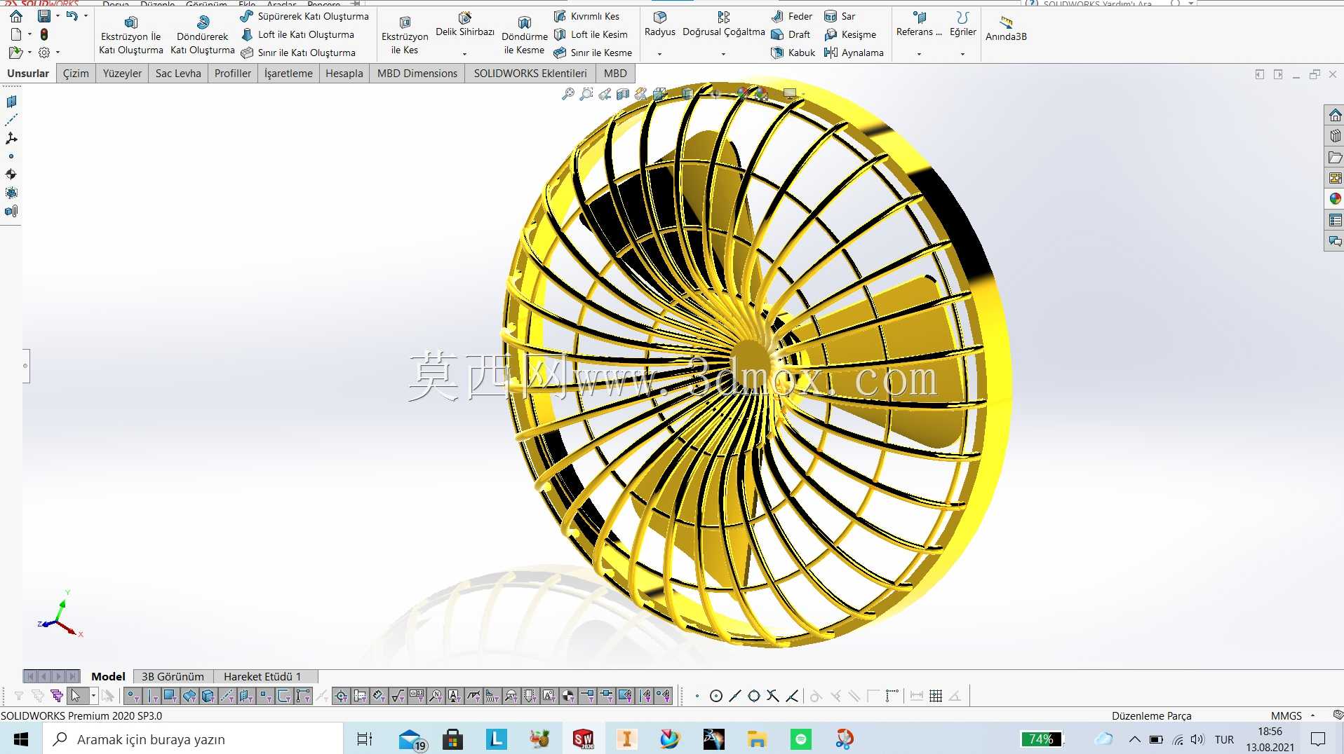 基于Solidworks的风机设计