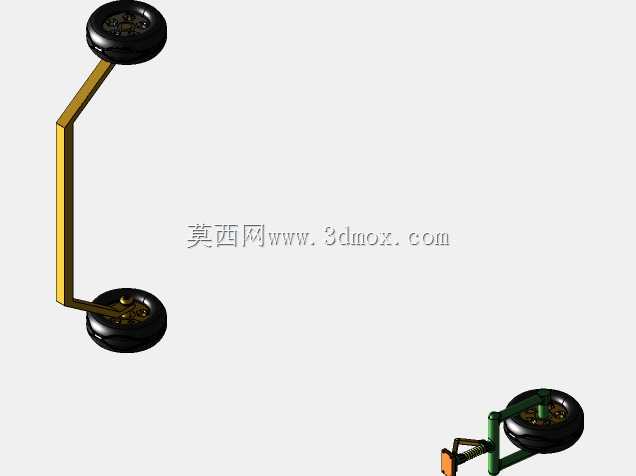 起落架无人机自行车