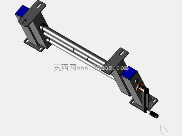 支撑平台手动反向移动的机制