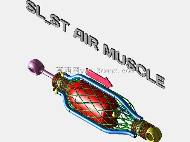 SL\U ST空气肌正在进行