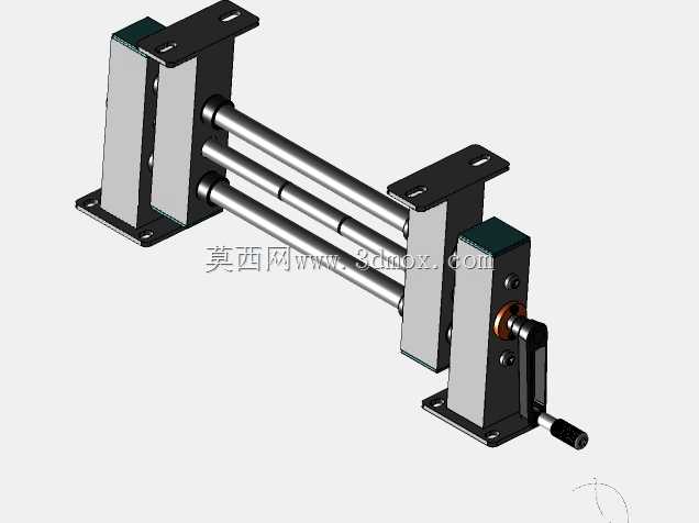 支撑平台手动反向移动的机制