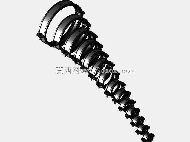 用于固定玻璃管道的卡箍