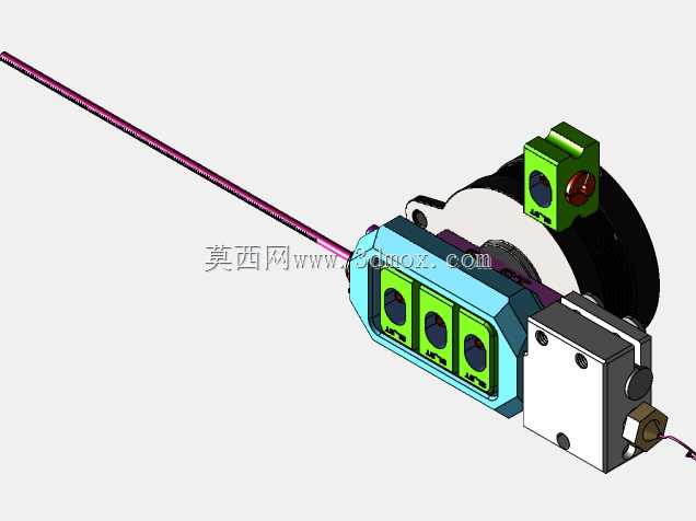 SL\U ST夹头挤出机进料器正在进行