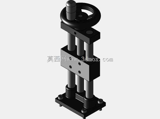 输送机传感器垂直移动的手动机构