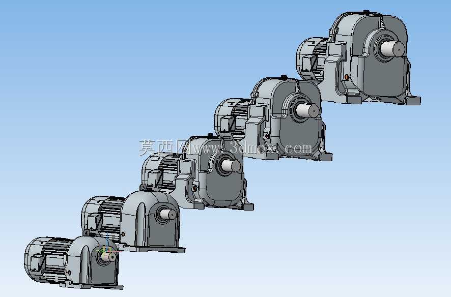 带制动器的电机减速器GM DPB-5.5kW系列