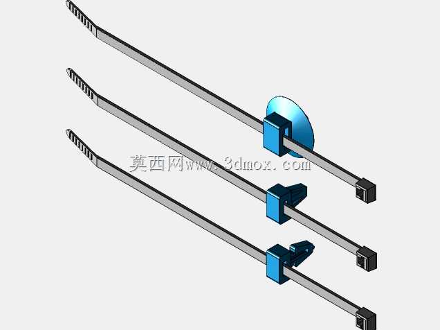 面板孔安装用电缆扎带支架