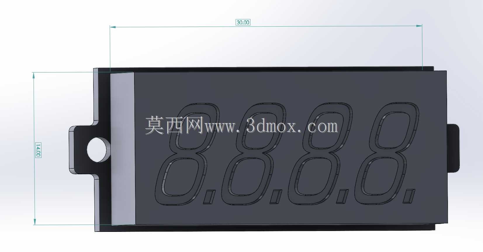 U-Meter小型4数字