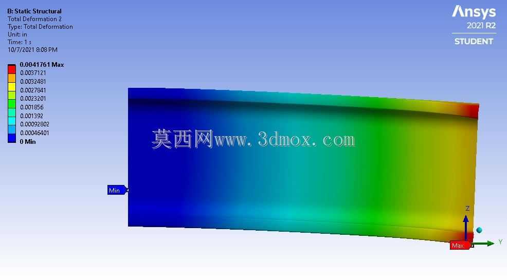 工字钢/梁ANSYS有限元分析