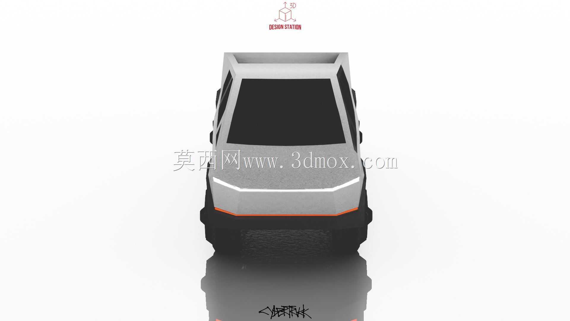 特斯拉赛博卡车-3D可打印