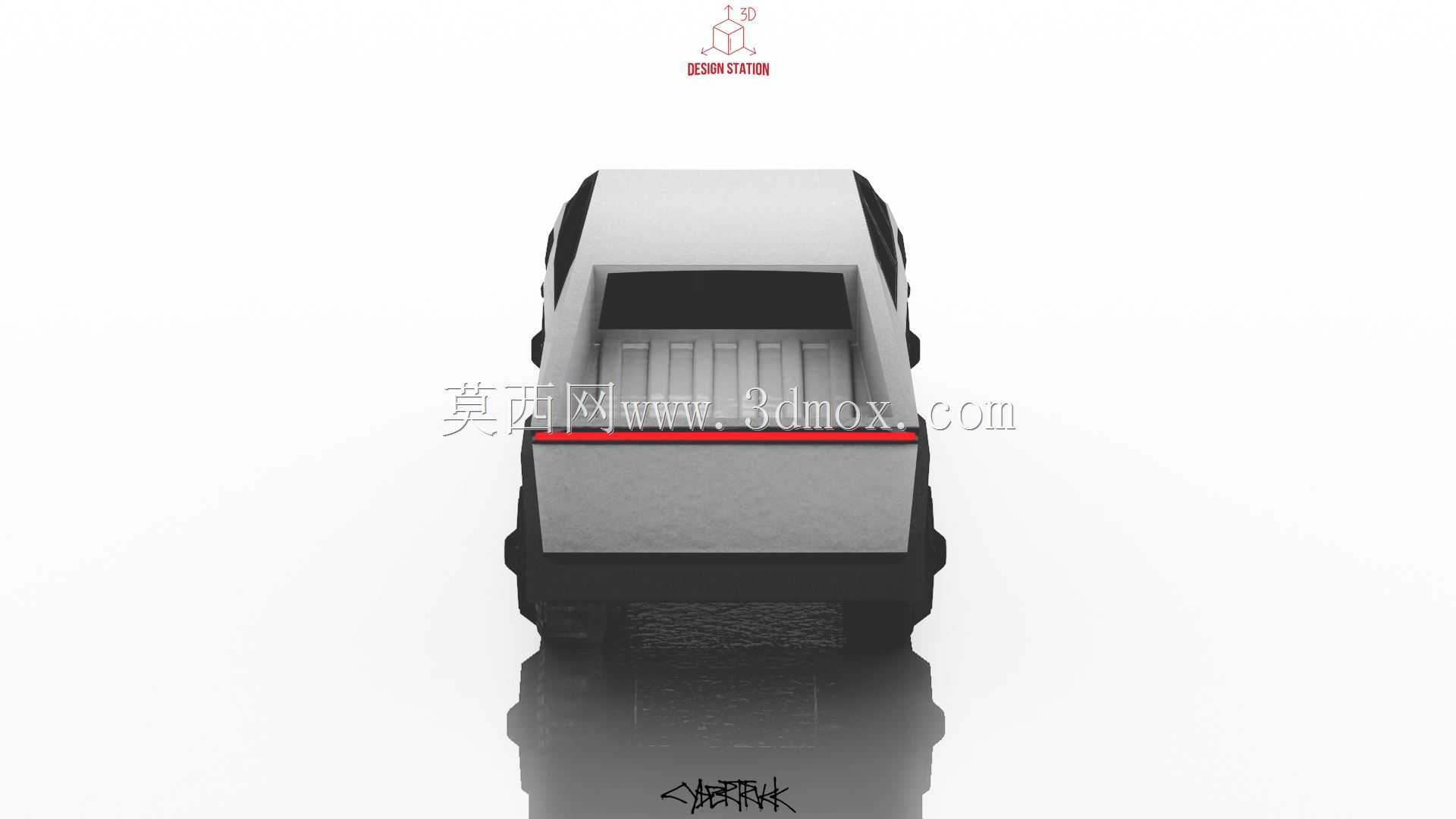 特斯拉赛博卡车-3D可打印