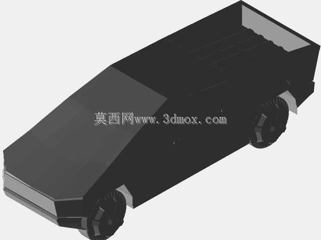 特斯拉赛博卡车-3D可打印