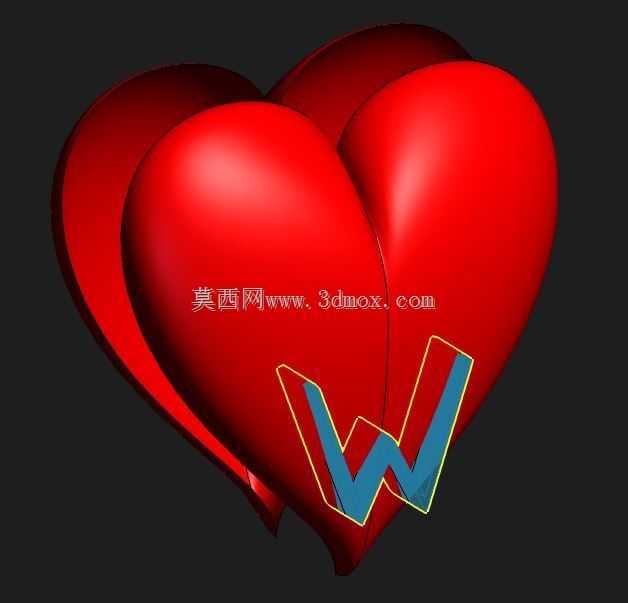 Coeur en 3D