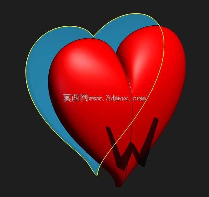 Coeur en 3D