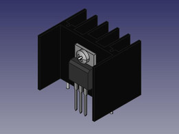 KiCAD��ɢ����30x25x2