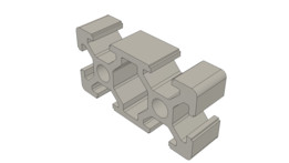 20mm x 40mm铝挤压型材