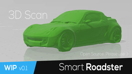 可打印Smart Roadster 452网格(扫描)~ WIP