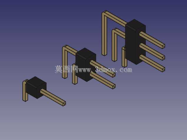 KiCAD��2.54mm��ͷ����ֱ��