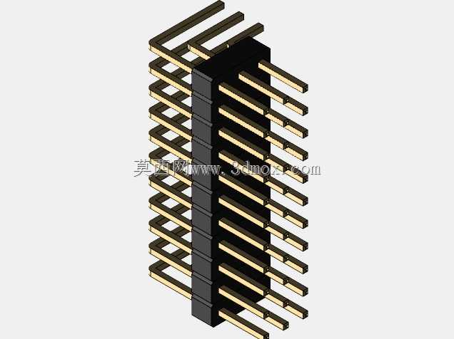 KiCAD��2.54mm��ͷ����ֱ��