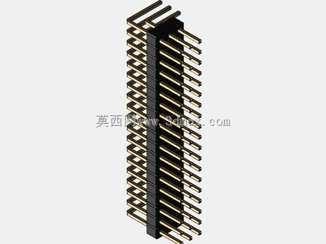 KiCAD��2.54mm��ͷ����ֱ��