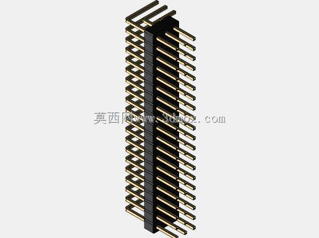 KiCAD��2.54mm��ͷ����ֱ��