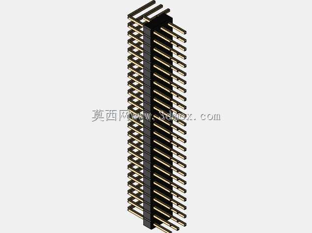 KiCAD��2.54mm��ͷ����ֱ��