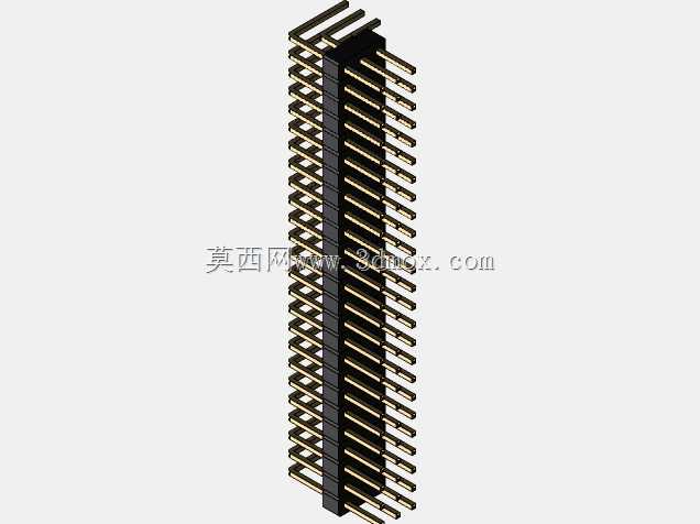 KiCAD��2.54mm��ͷ����ֱ��