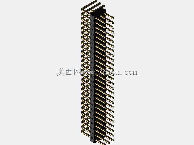KiCAD��2.54mm��ͷ����ֱ��