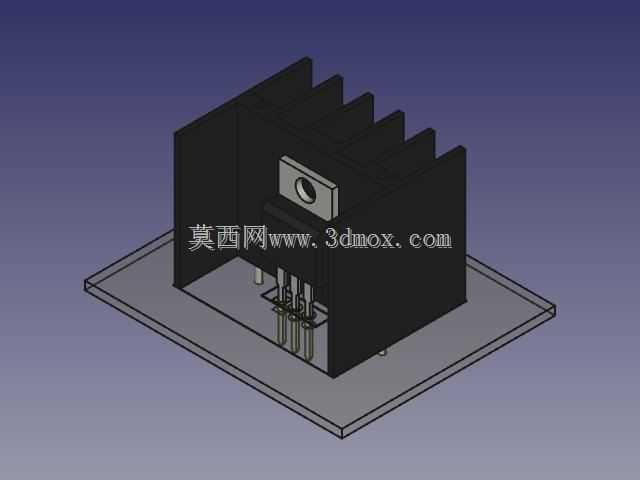 KiCAD��ɢ����30x25x25mm