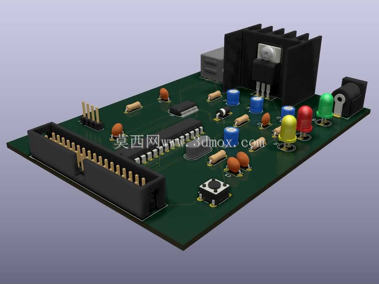 KiCAD��ɢ����30x25x25mm