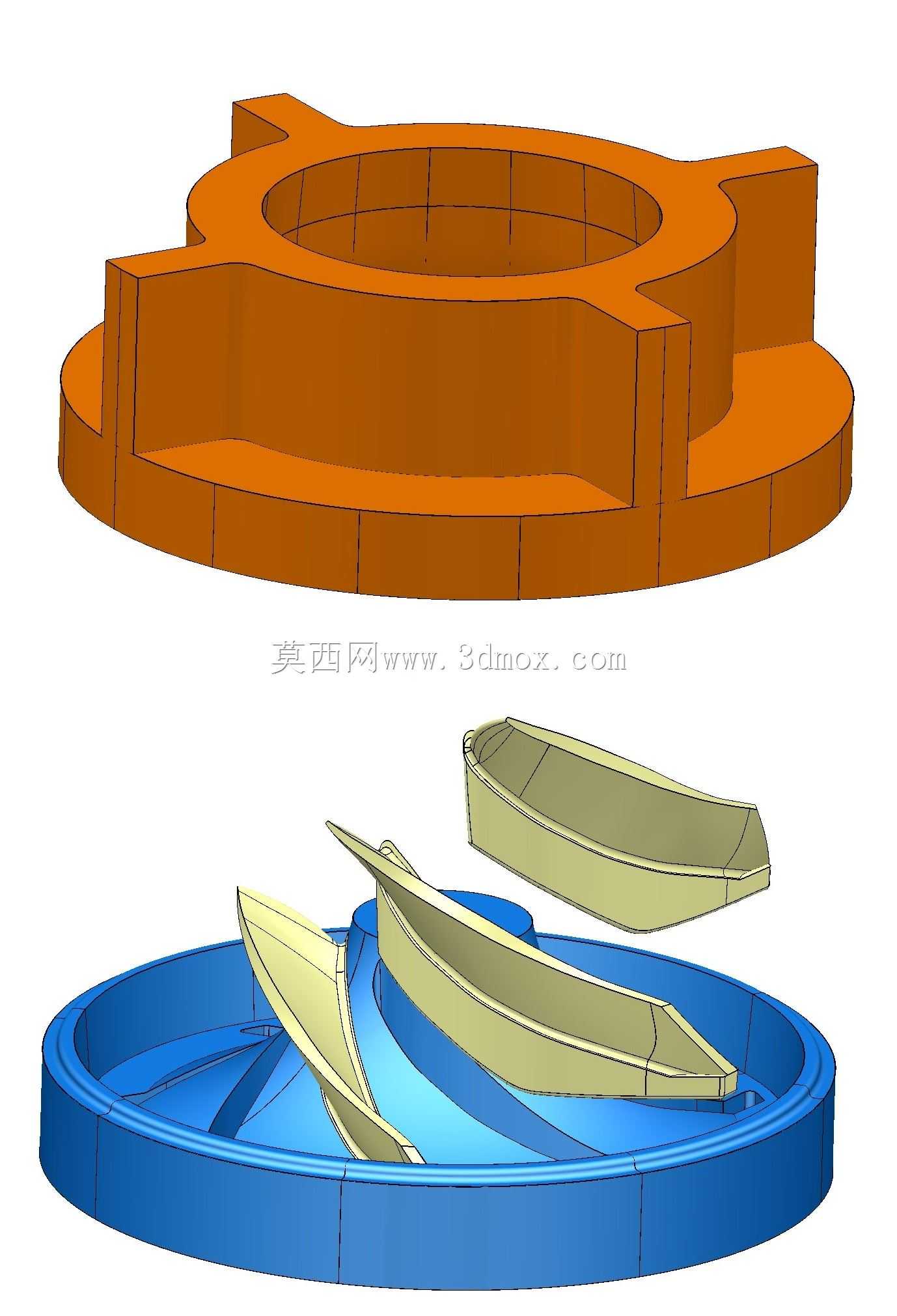 叶轮铸造模具设备设计